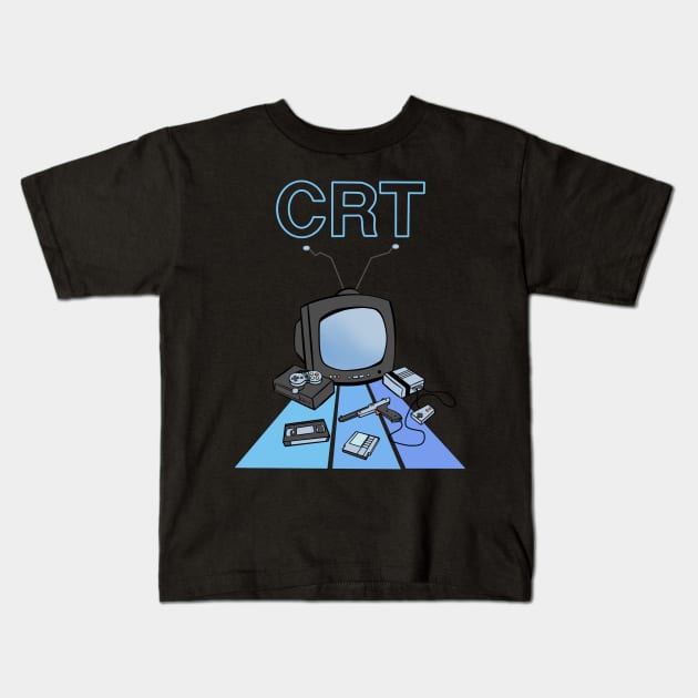 crt Kids T-Shirt by ruben
